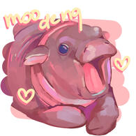 Fan Art(?) - Moo deng